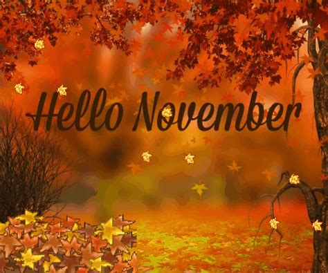 Sep 4, 2016 - LoveThisPic offers Good Morning Happy First Day Of November pictures, photos & images, to be used on Facebook, Tumblr, Pinterest, Twitter and other websites. . Happy november gif